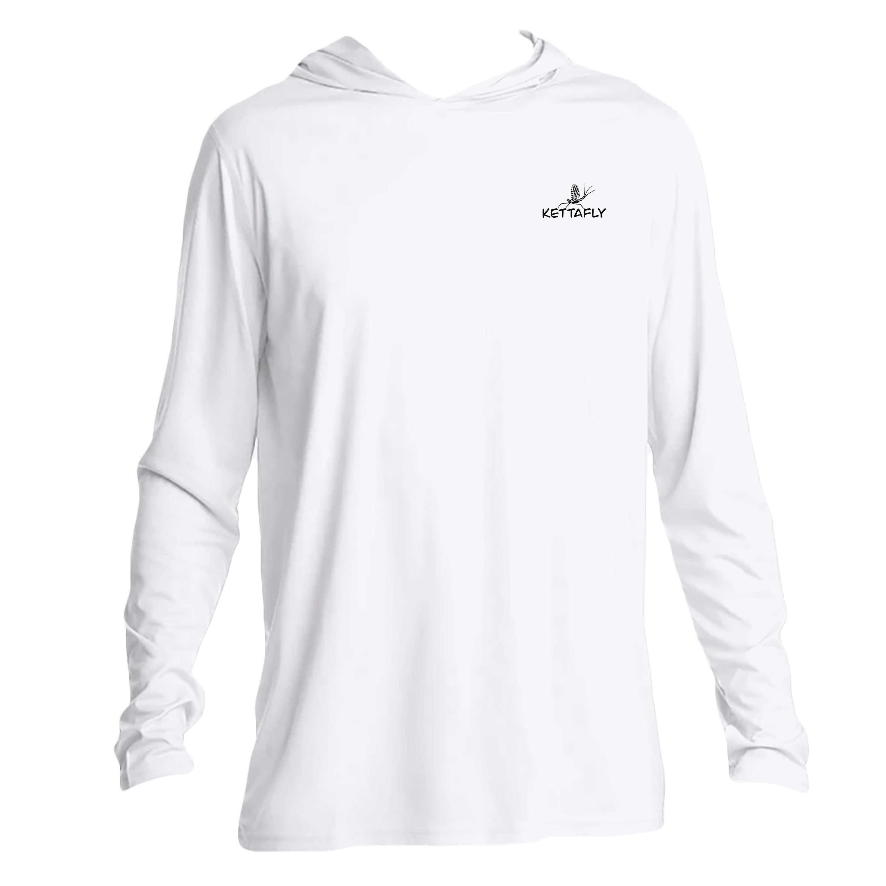 Mayfly pocket Design (front) UPF50+ Hooded long sleeve Sun Shirt