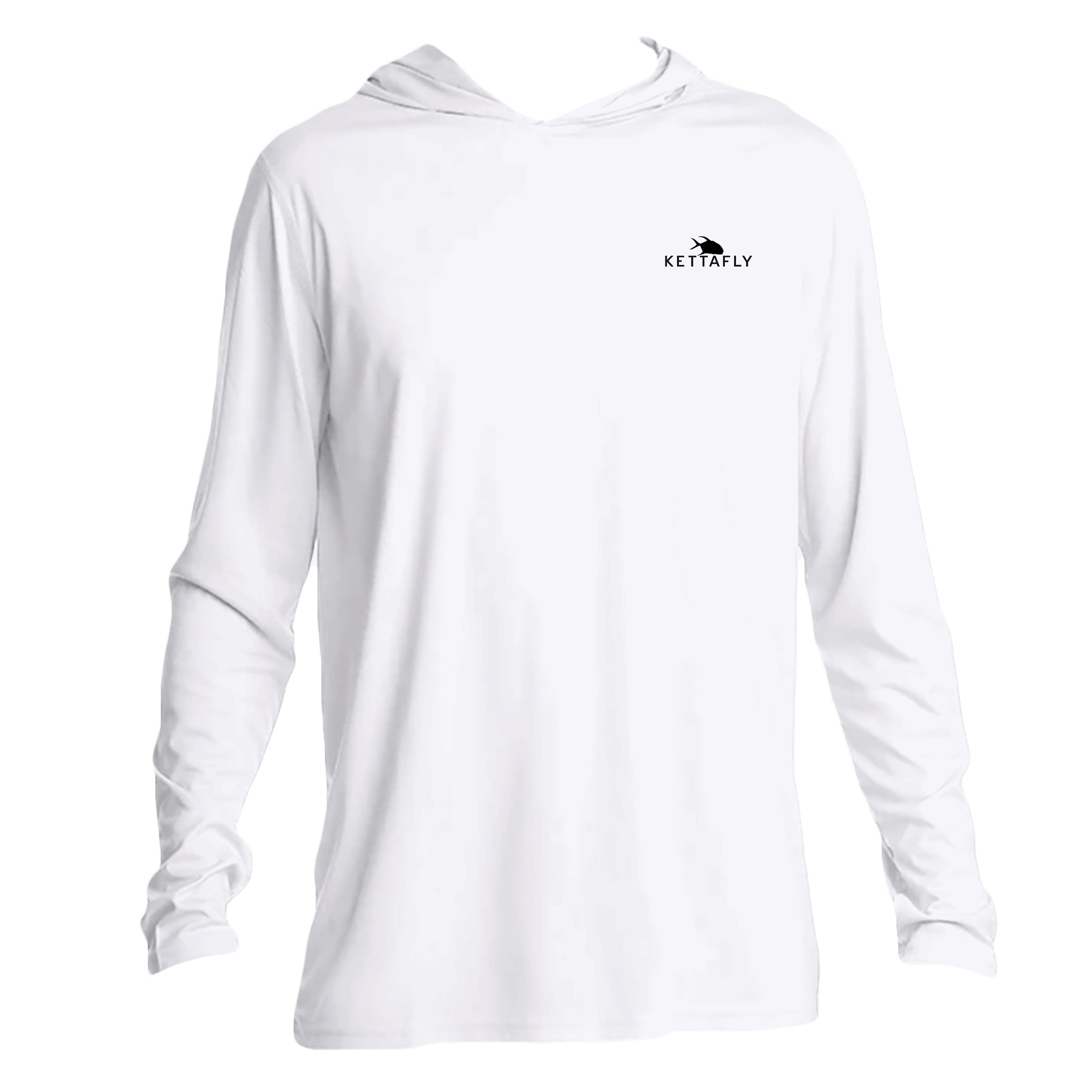 Permit pocket Design (front) UPF50+ Hooded long sleeve Sun Shirt