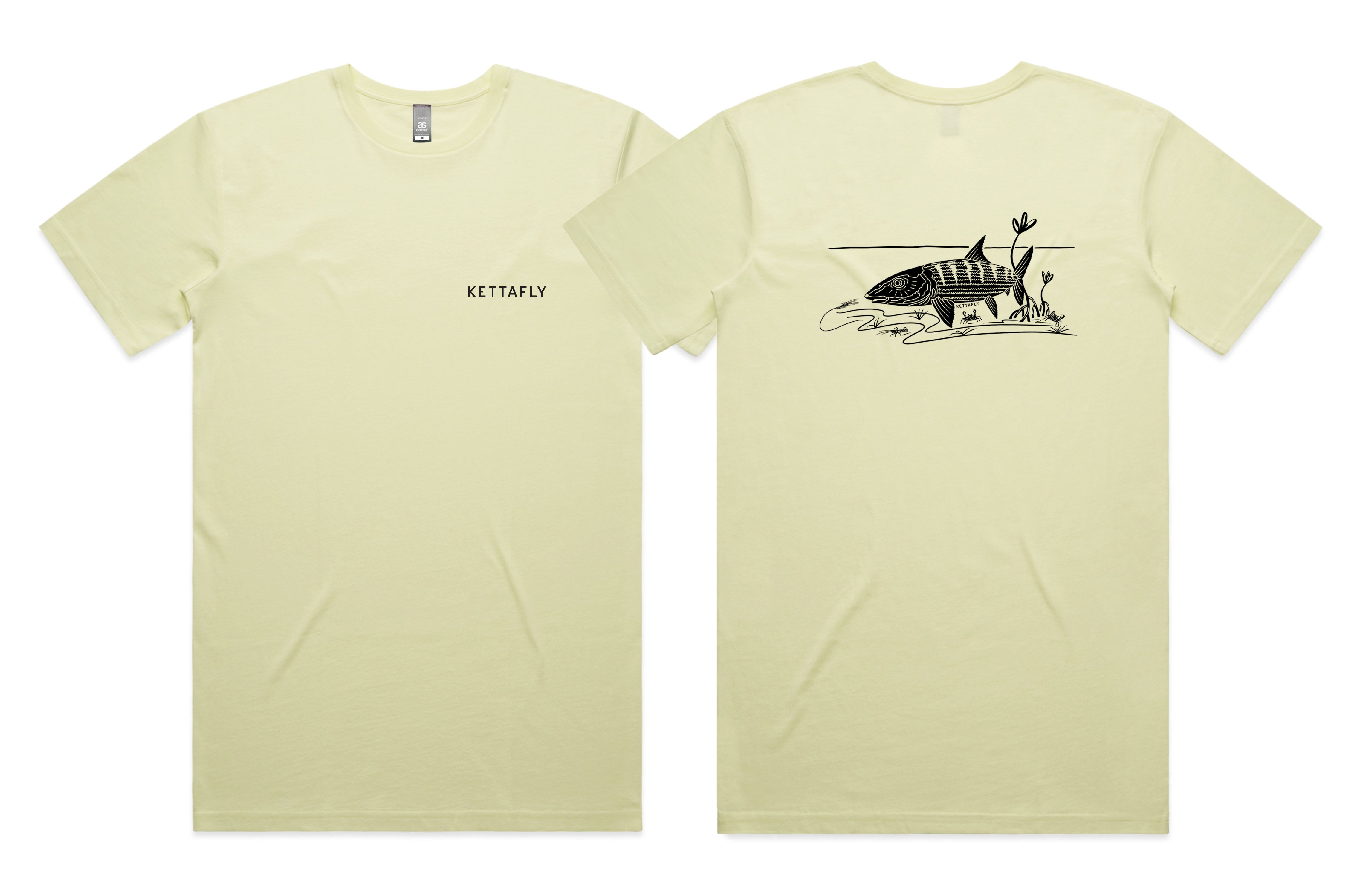 Bonefish Design (pocket & back) T-Shirt Short Sleeve