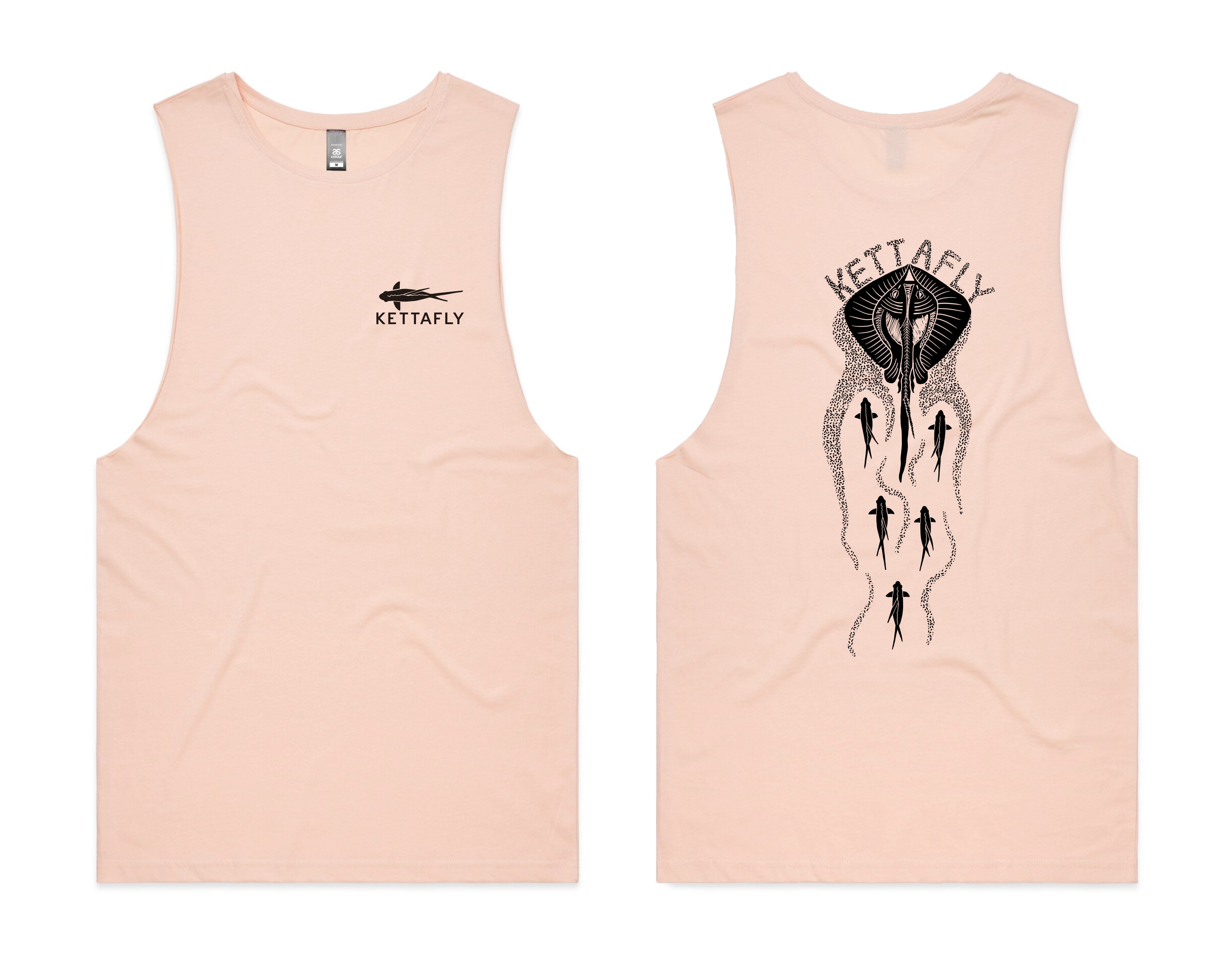 Ray Rider Design (pocket & back) Tank Top