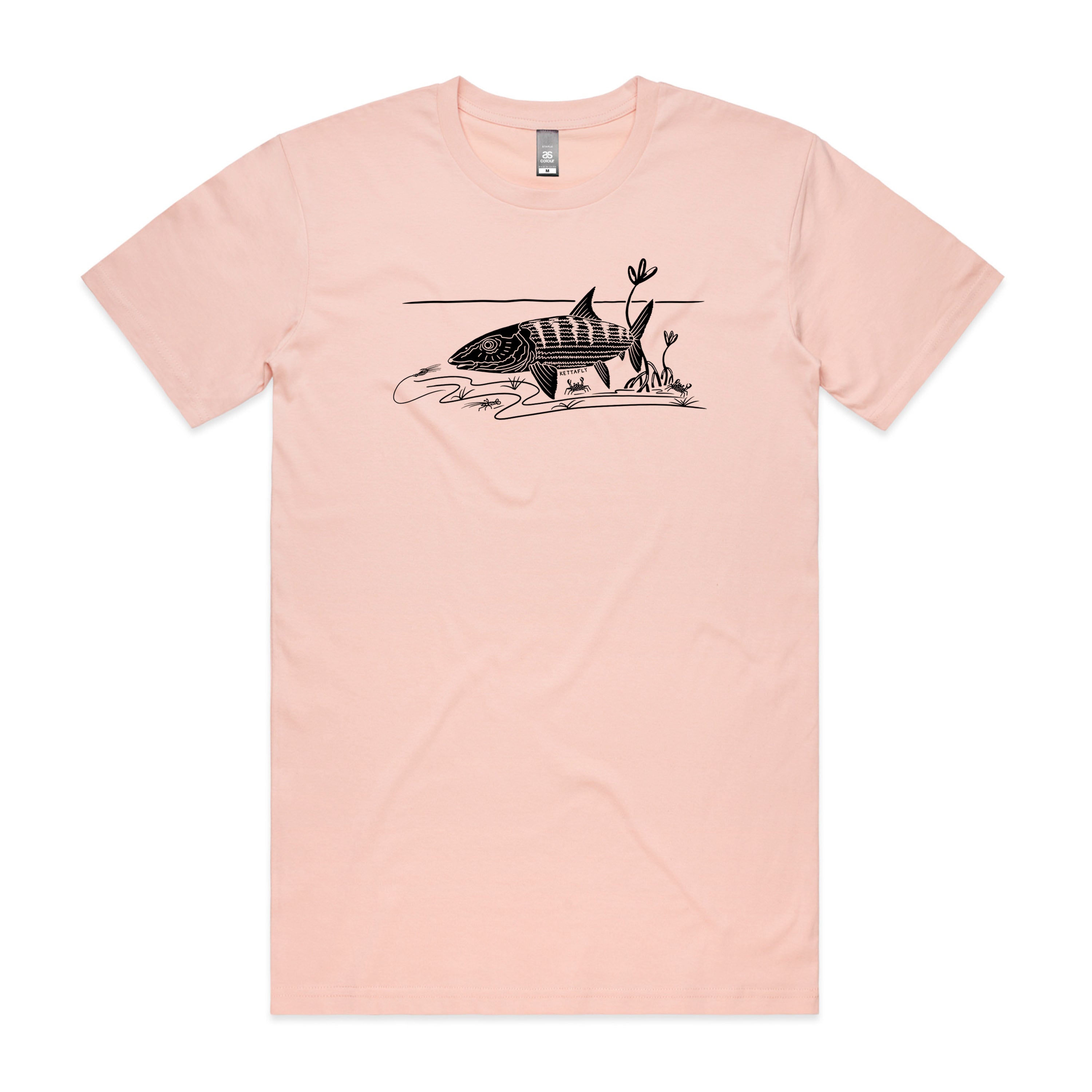 Bonefish Design (front) T-Shirt Short Sleeve