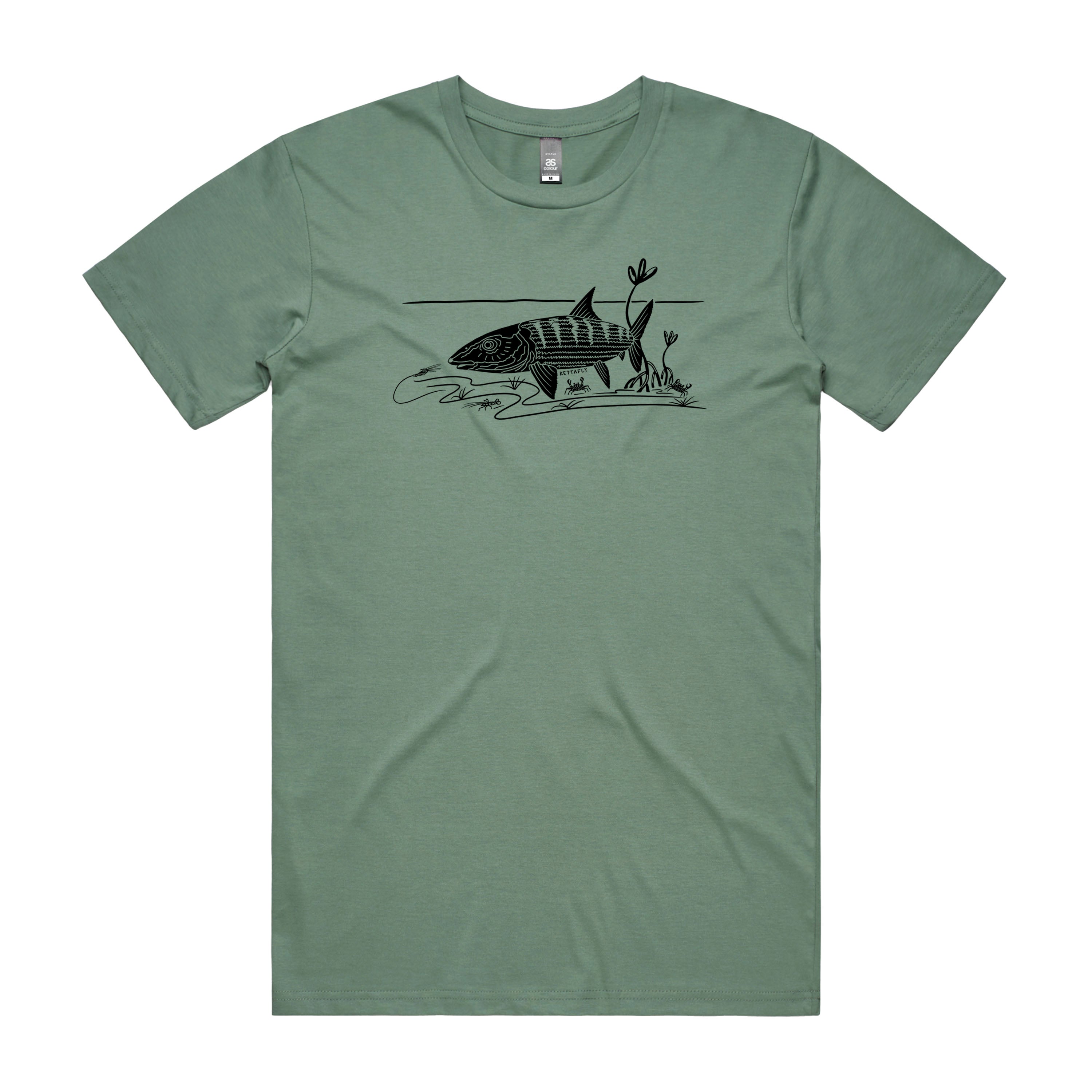 Bonefish Design (front) T-Shirt Short Sleeve